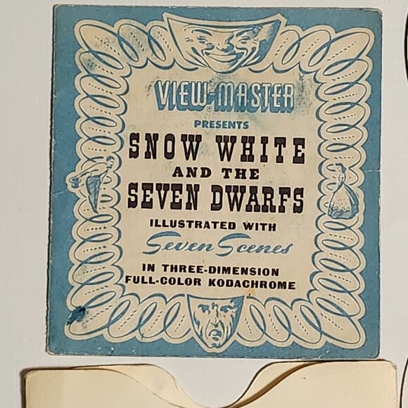 VINTAGE Snow White and the Seven Dwarfs View Master Reels x 3 with Booklet - Picture 6 of 7